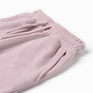 Костюм детский (свитшот, брюки) KAFTAN Plushy, лиловый