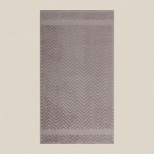 Полотенце махровое SL HOME: Geometry «Саббиа», 50x90 см, коричневое