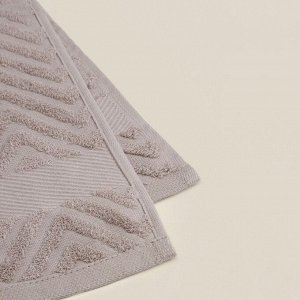 Полотенце махровое SL HOME: Geometry «Саббиа», 50x90 см, коричневое