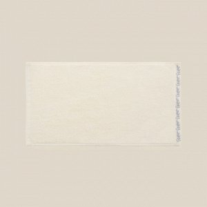 Полотенце махровое SL HOME: Floral «Айвори» 30x60 см, хлопок 100%, бежевое