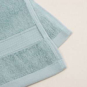 Полотенце махровое SL HOME: Classic «Аззура», 50x90 см, хлопок 100%, бирюзовое