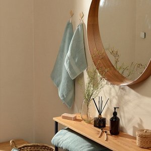 Полотенце махровое SL HOME: Classic «Аззура», 50x90 см, хлопок 100%, бирюзовое