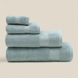 Полотенце махровое SL HOME: Classic «Аззура», 50x90 см, хлопок 100%, бирюзовое