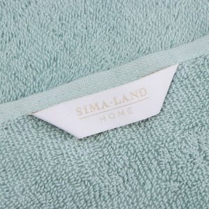 Полотенце махровое SL HOME: Classic «Аззура», 50x90 см, хлопок 100%, бирюзовое