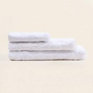 Полотенце махровое SL HOME: Boho «Блан де Блан» 50x90 см, хлопок 100%, белое