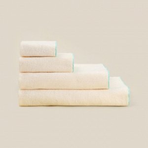 Полотенце махровое SL HOME: Frame «Айвори», 30x60 см, хлопок 100%, бежевое