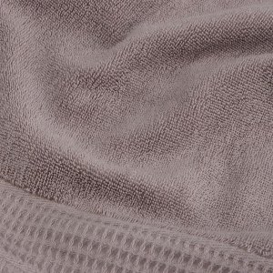 Полотенце махровое SL HOME: Waffle «Софт Мист», 50x90 см, хлопок 100%, коричневое