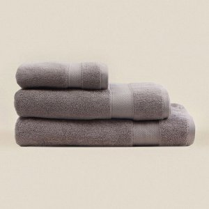 Полотенце махровое SL HOME: Classic «Софт Мист», 50x90 см, хлопок 100%, серое