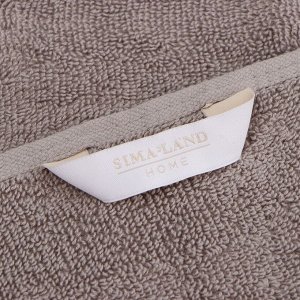Полотенце махровое SL HOME: Classic «Софт Мист», 50x90 см, хлопок 100%, серое