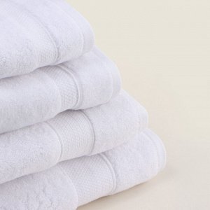Полотенце махровое SL HOME: Classic «Блан де Блан», 50x90 см, хлопок 100%, белое