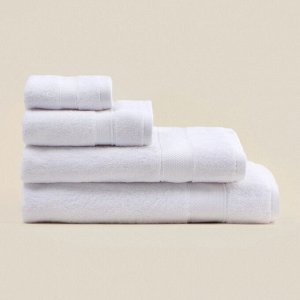 Полотенце махровое SL HOME: Classic «Блан де Блан», 50x90 см, хлопок 100%, белое