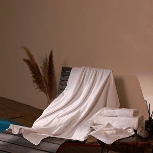 Полотенце махровое SL HOME: Waffle «Блан де Блан», 30x60 см, хлопок 100%, белое