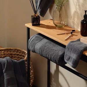 Полотенце махровое SL HOME: Classic «Гри Сандре», 50x90 см, хлопок 100%, серое