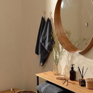 Полотенце махровое SL HOME: Classic «Гри Сандре», 50x90 см, хлопок 100%, серое