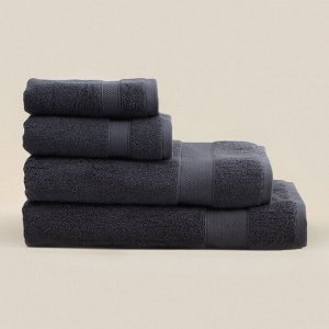 Полотенце махровое SL HOME: Classic «Гри Сандре», 50x90 см, хлопок 100%, серое