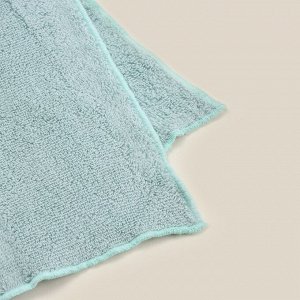 Полотенце махровое SL HOME: Frame «Аззура», 50x90 см, хлопок 100%, бирюзовое