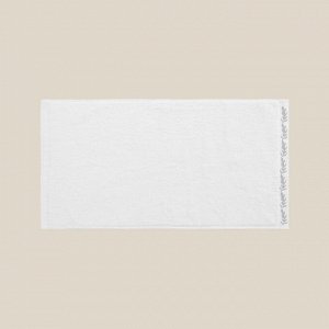 Полотенце махровое SL HOME: Floral «Блан де Блан» 30x60 см, хлопок 100%, белое