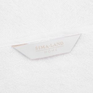 Полотенце махровое SL HOME: Floral «Блан де Блан» 30x60 см, хлопок 100%, белое