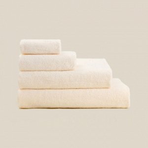 Полотенце махровое SL HOME: Basic «Айвори», 100x180 см, хлопок 100%, бежевое