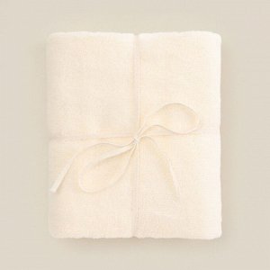 Полотенце махровое SL HOME: Basic «Айвори», 100x180 см, хлопок 100%, бежевое