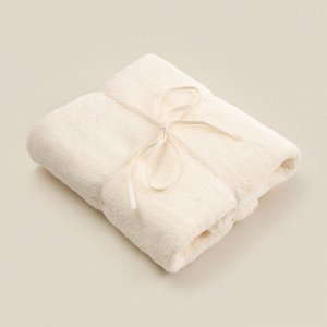 Полотенце махровое SL HOME: Basic «Айвори», 100x180 см, хлопок 100%, бежевое