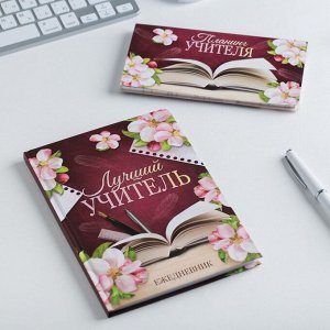 Подарочный набор «Учителю: Для лучшего учителя»: ежедневник А5, 80 листов и планинг 50 листов
