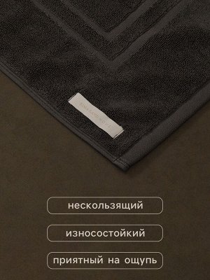 Коврик махровый SL HOME: Basic «Гри Сандре», 50x70 см, хлопок 100%