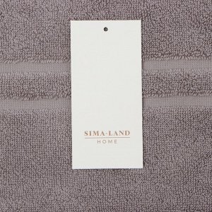 Коврик махровый SL HOME: Basic «Софт Мист», 50x70 см, хлопок 100%