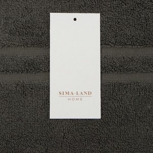 Коврик махровый SL HOME: Basic «Олива», 50x70 см, хлопок 100%