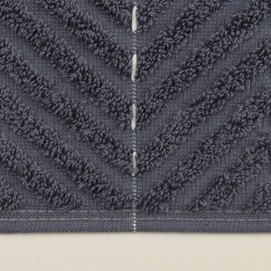Коврик махровый SL HOME: Lines «Гри Сандре», 50x70 см, хлопок 100%