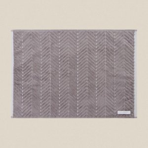 Коврик махровый SL HOME: Lines «Софт Мист», 50x70 см, хлопок 100%