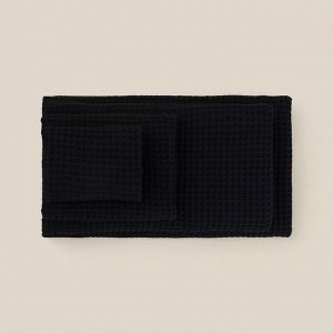 Полотенце вафельное SL HOME: Basic "Дарк Маре" 50х90 см, 100% хлопок, 340 г/м2
