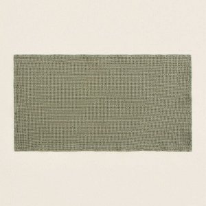 Полотенце вафельное SL HOME: Linen «Олива», 40x70 см, оливковое