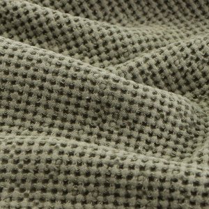 Полотенце вафельное SL HOME: Linen «Олива», 40x70 см, оливковое