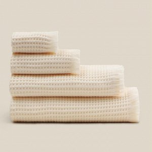 Полотенце вафельное SL HOME: Boho "Айвори" 90х150 см, 100% хлопок, 300 г/м2