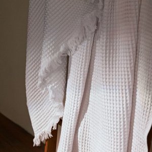 Полотенце вафельное SL HOME: Boho "Блан де Блан" 90х150 см, 100% хлопок, 300 г/м2