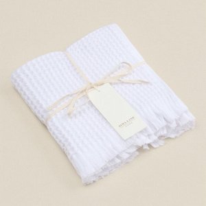 Полотенце вафельное SL HOME: Boho "Блан де Блан" 90х150 см, 100% хлопок, 300 г/м2