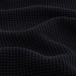 Полотенце вафельное SL HOME: Linen «Дарк Маре», 40x70 см, чёрное