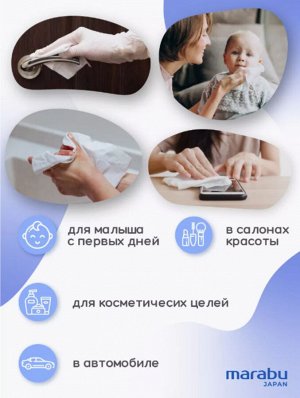 Салфетки бумажные "ГОРЫ" MARABU размер 190*200, 250 шт/3уп.
