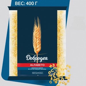 Макароны Алфавит, 400 г Добродея №205