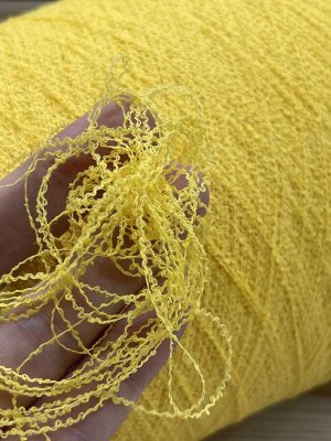 Пряжа для вязания 100 гр, Bouclerino 72% хлопок 28% полиакрил 1650м/100 Giallo (желток)