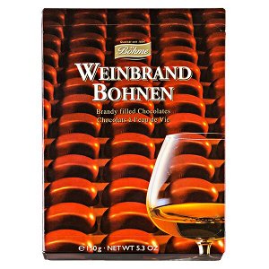 Конфеты BOHME Weinbrand Bohnen со вкусом бренди 150 г 1 уп. х 14 шт.