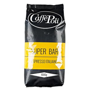 Кофе Caffe Polli SUPER BAR 1 кг зерно 1 уп.х 10 шт.
