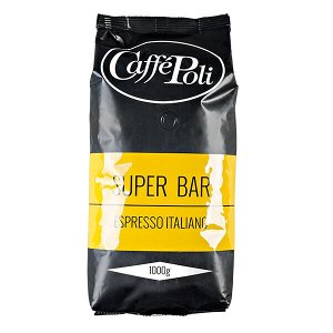 кофе Caffe Polli SUPER BAR 1 кг зерно 1/10
