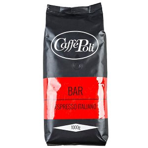 Кофе Caffe Polli BAR 1 кг зерно 1 уп.х 10 шт.