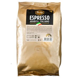 Кофе PAULIG ESPRESSO ARABICA ITALIANO 1 кг зерно 1 уп.х 4 шт.