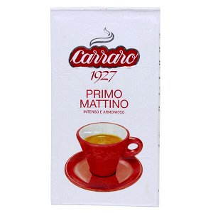 Кофе CARRARO PRIMO MATTINO 250 г молотый 1 уп.х 20 шт.