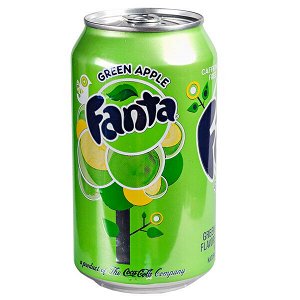 Напиток FANTA GREEN  APPLE 355 МЛ Ж/Б