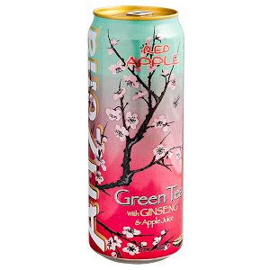 Напиток ARIZONA Green Tea with Ginseng & Apple Juice 680 мл  Ж/Б 1 уп