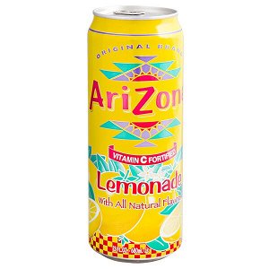 Напиток ARIZONA Lemonade 680 мл  Ж/Б 1 уп